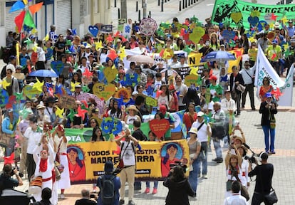 Los colombianos exigieron un mayor compromiso de Colombia en la reducción de gases invernadero en el marco de la Cumbre del Clima