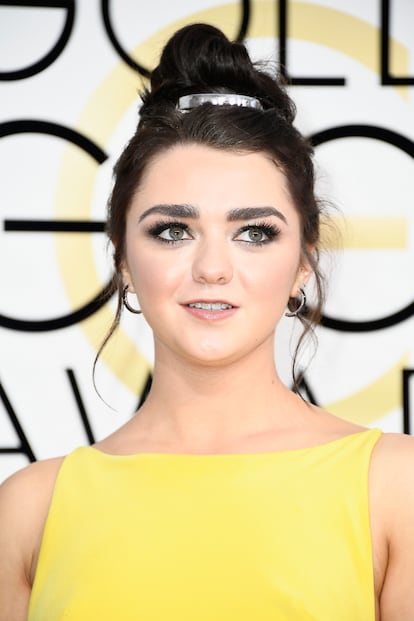 Maisie Williams, de Juego de Tronos, a su llegada a la gala.