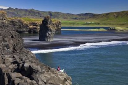 Playa de Vik, en el sur de Islandia.