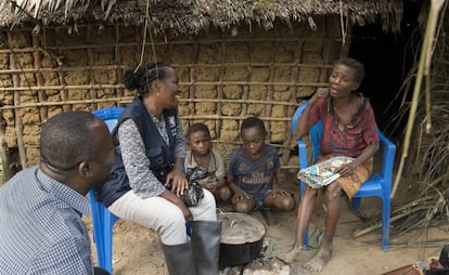 Julienne Anoko, la antropóloga española de la OMS que se enfrenta al ébola en el Congo.