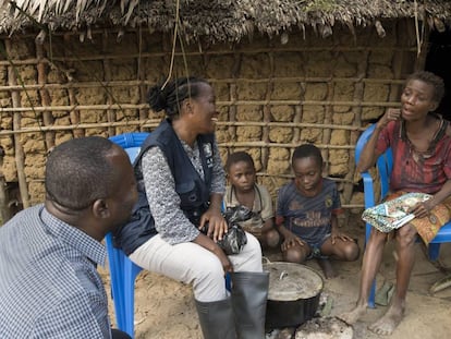 Julienne Anoko, la antropóloga española de la OMS que se enfrenta al ébola en el Congo.