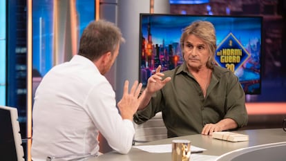 Nacho Cano, en un momento de la entrevista con Pablo Motos este martes.