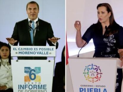 La gobernadora conservadora de Puebla, Martha Erika Alonso, había sucedido en el cargo a su marido, Rafael Moreno Valle, tras un polémica victoria en las elecciones de julio