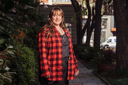 La votante demócrata Tinsley Murphy, de 36 años, en Washington.