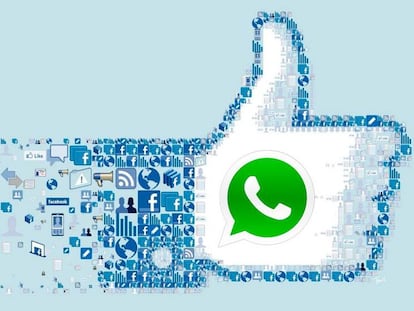 Facebook está probando un botón de WhatsApp en su aplicación