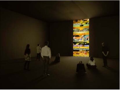 'Subtitled', vídeoinstalación de 2006 de Christian Marclay.