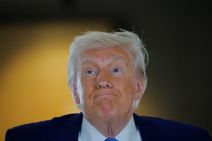 Donald Trump, el pasado viernes en Abu Dabi.