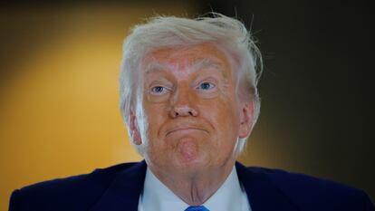 Donald Trump, el pasado viernes en Abu Dabi.