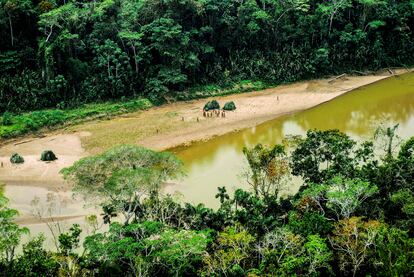 Una imagen aérea de la Amazonia peruana, en una imagen de archivo.