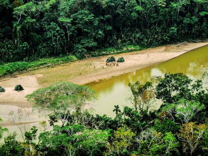 Una imagen aérea de la Amazonia peruana, en una imagen de archivo.