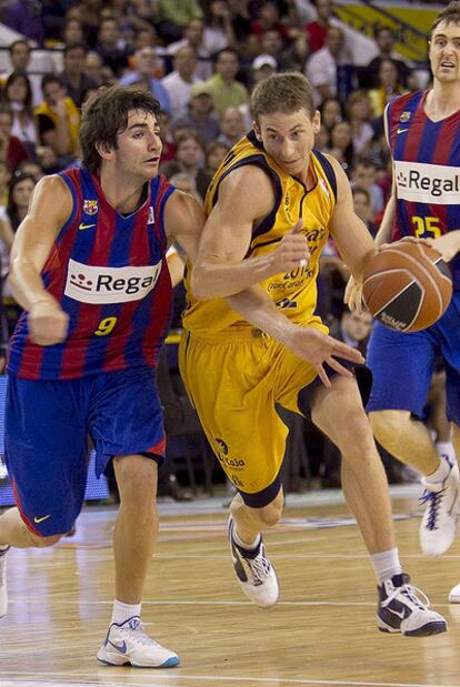 Jaycee Carroll, en un partido contra el Barcelona Regal.