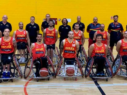 Selección española paralímpica de baloncesto de Tokio 2020.