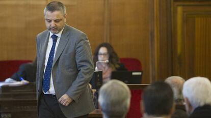 Fernando Mellet, durante el juicio por la venta de los suelos de Mercasevilla.