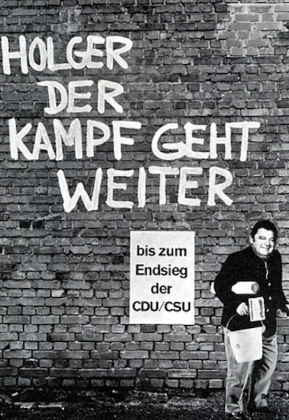 <i>Holger, la lucha continúa</i> (1975) , de Klaus Staeck.