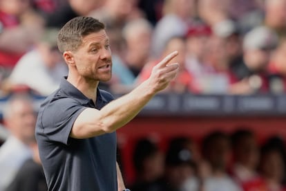 Xabi Alonso, esta temporada al frente del Leverkusen.