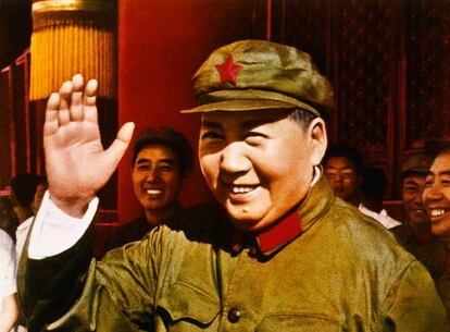 Mao Tse Tung, el l&iacute;der de la Revoluci&oacute; Cultural xinesa en una imatge hist&ograve;rica de 1967.