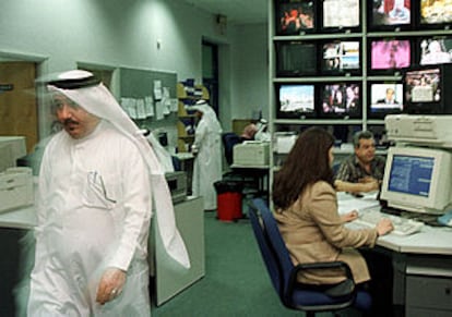 Estudios de la cadena de televisión Al Yazira, en Doha (Qatar).