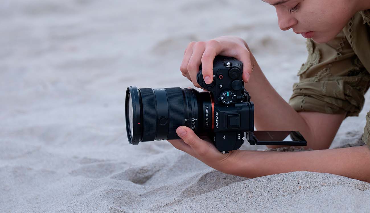 Uso de la cámara digital Sony ALPHA 7V