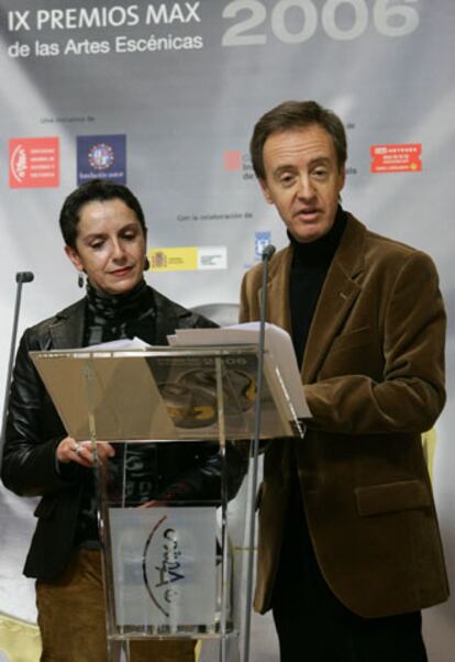 Carlos Hipólito y la coreógrafa Teresa Nieto anuncian las candidaturas.