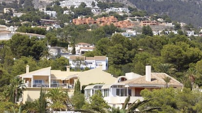 Imagen de una de las urbanizaciones de Altea (Alicante).