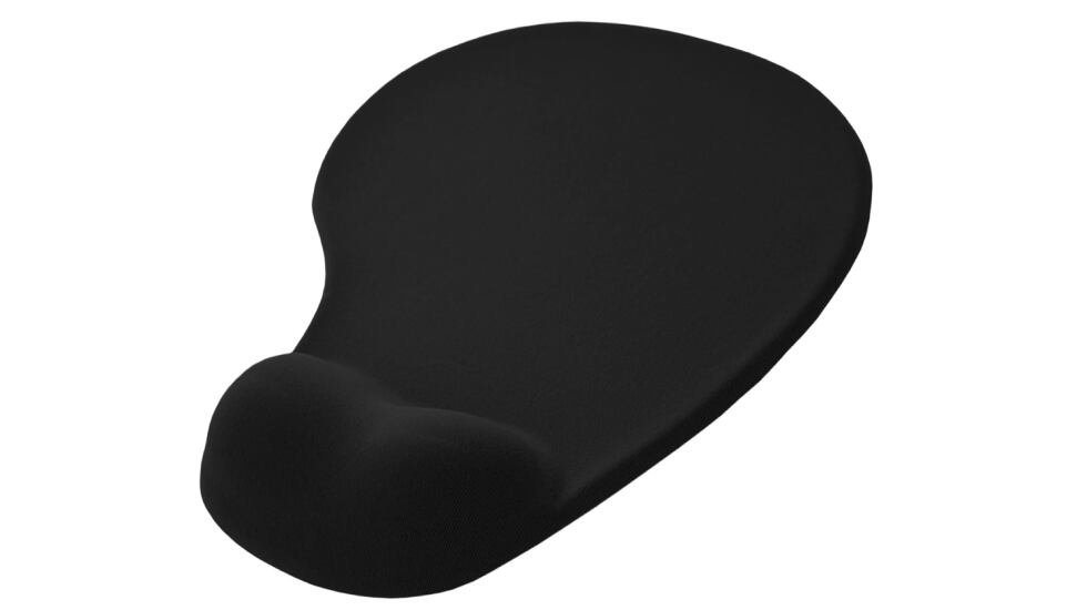 Alfombrilla ergonómica para el ratón de PC.