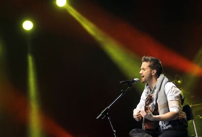 Concierto de Pablo Alborán en el Palacio de los Deportes de Madrid