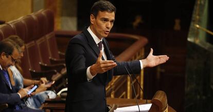 Pedro Sánchez, presidente del Gobierno