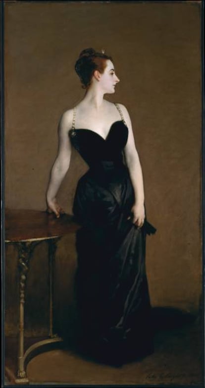 &#039;Retrato de Madame X&#039;, de Sargent.