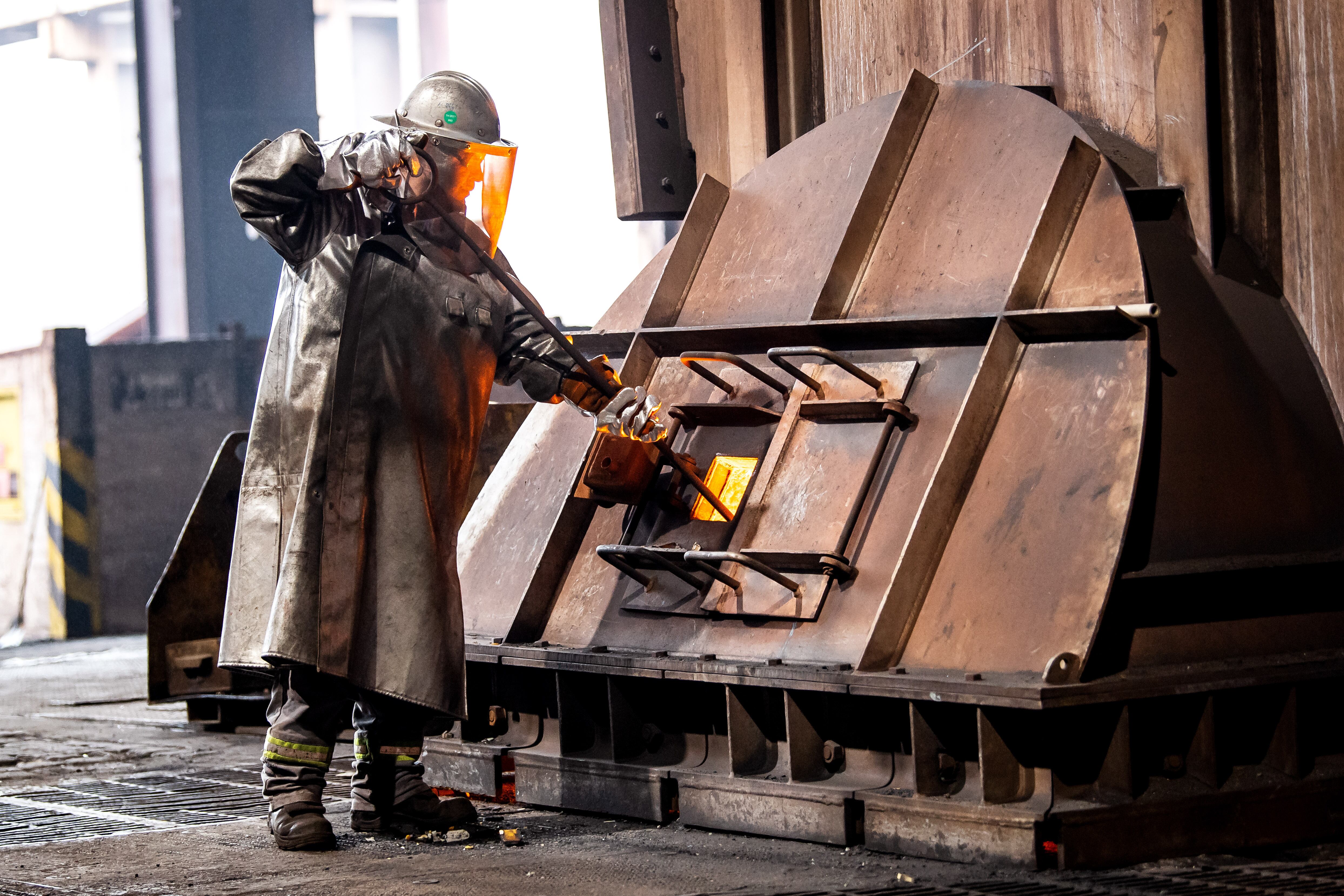 Una de las plantas de acero de ArcelorMittal en Bremen (Alemania) en una imagen de archivo de 2022.