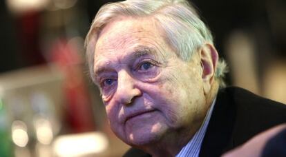 George Soros, en el Foro Econ&oacute;mico Mundial de Davos el pasado enero. 