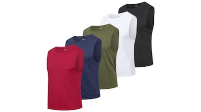 Lote de camisetas de tirantes para hombre.