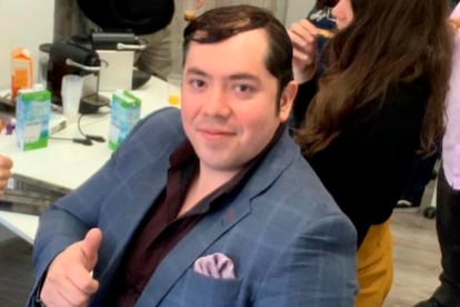 Raul Batres, acusado de una estafa a inversores de Bolsa, en una foto publicada en Instagram