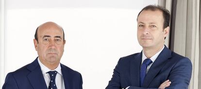 Jorge Gabiola y Carlos López de las Heras, presidente y director general de Tubos Reunidos, respectivamente.