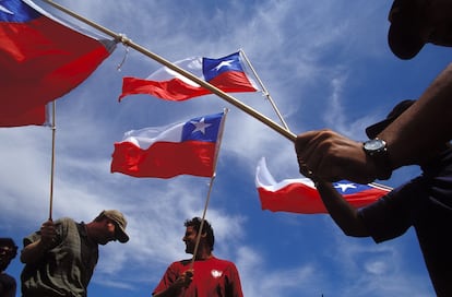 banderas chilenas. republicanos