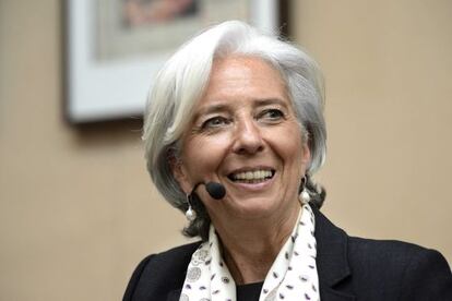 La directora del FMI, Christine Lagarde.