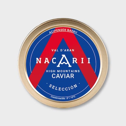 Caviar fresco, no pasteurizado, que enfatiza la pureza y la transparencia del sabor tan característico de Caviar Nacarii, con unas huevas más grandes de lo normal. u Precio: 30 euros.