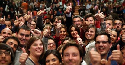 Susana Díaz en un mitin ayer en Alcalá de Guadaira, Sevilla