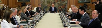 Consejo de Ministros presidido por el Rey en Zarzuela