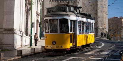El típico transporte público de Lisboa.