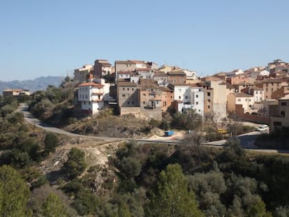 El pueblo de Rasquera, en la provincia de Tarragona.