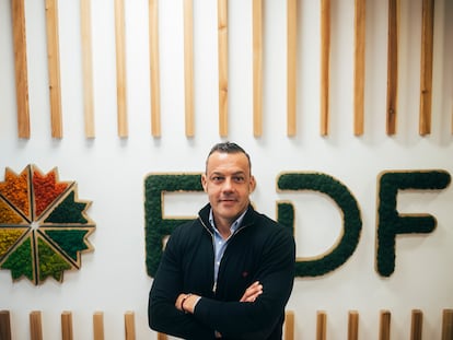 Fernando Romero, presidente de EidF, en una imagen tomada el pasado mes de marzo en las instalaciones de la compañía en Barro (Pontevedra).
