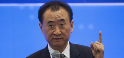 El presidente del gigante chino Wanda, Wang Jianlin.