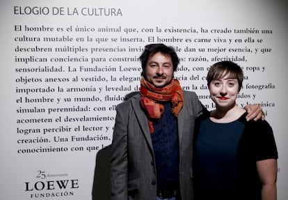 Antonio Lucas junto a Elena Medel.