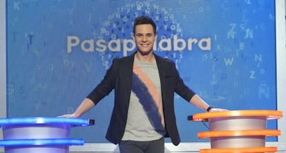 Christian G&aacute;lvez en el plat&oacute; del programa.