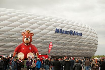 Vista del estadio Allianz Arena antes del partido entre Bayern de Múnich y Atlético de Madrid.