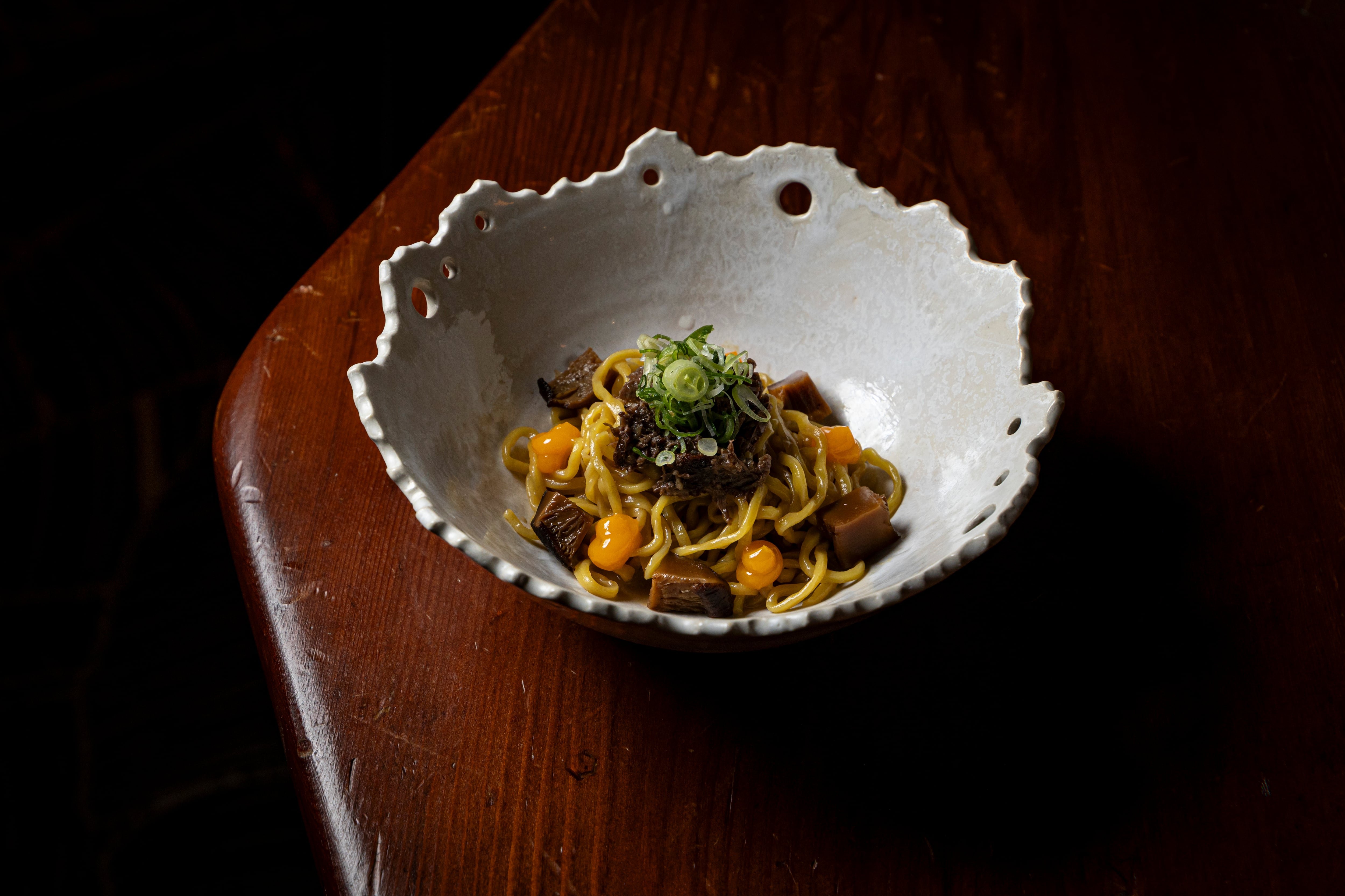 En Ikigai Velázquez se puede degustar en versión ramen con setas shiitake.