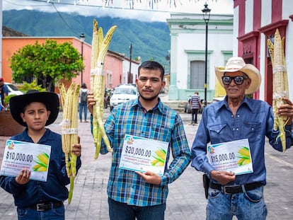 Premiados en la pasada edición dela Feria de la Mazorca, en Jala, Nayarit (México).