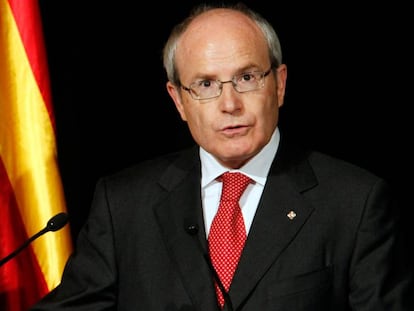 José Montilla, en una imatge com a president de la Generalitat, l'any 2010.