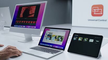 Universal Control en el nuevo macOS X Monterey.