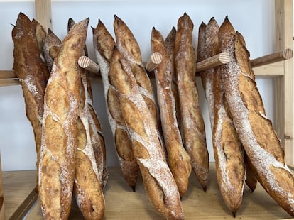 Surtido de baguettes del obrador Keki, en San Pedro de Alcántara (Marbella).